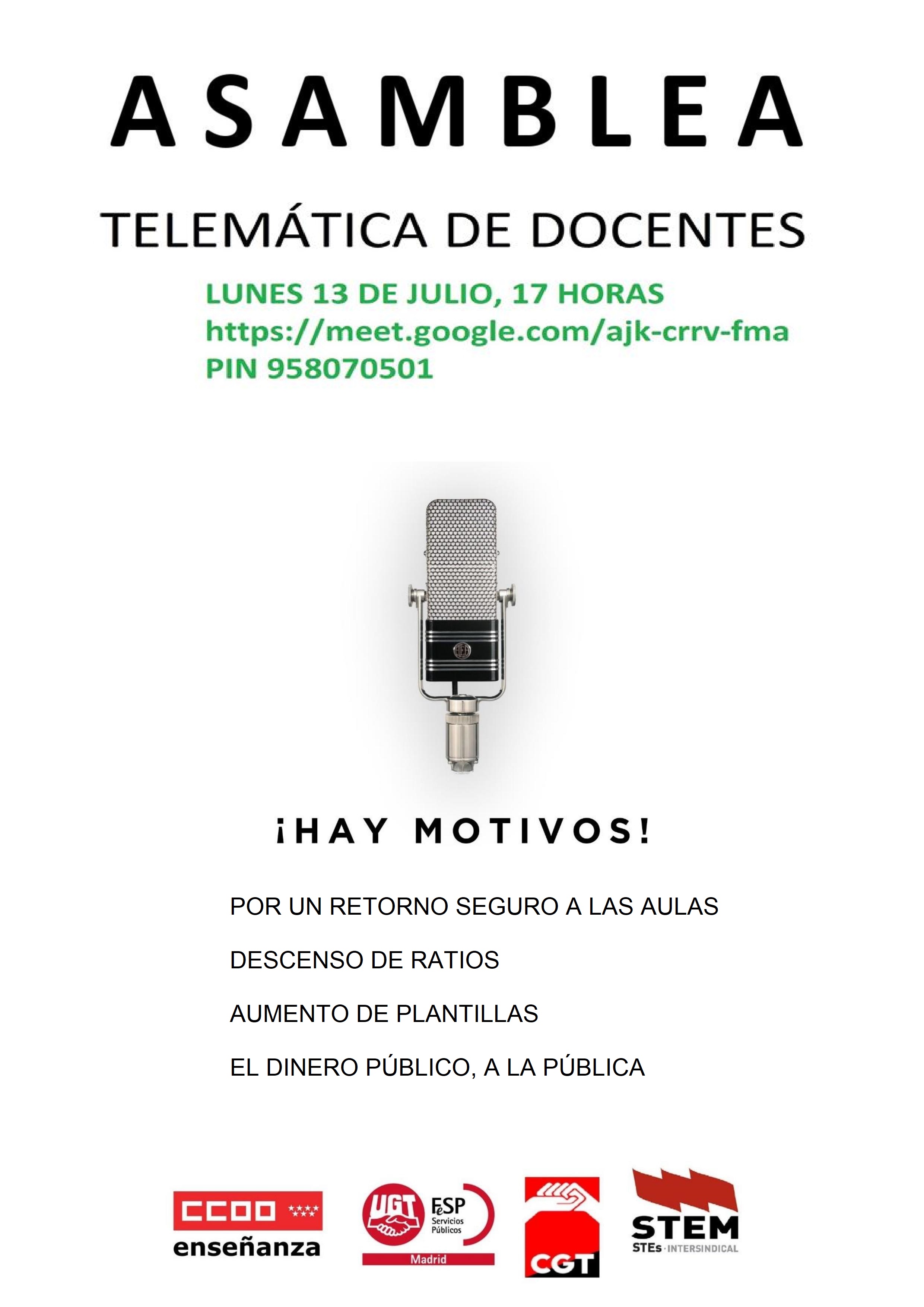 ASAMBLEA LUNES 13